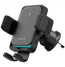 Автомобільний тримач з Бездротовим ЗП Proove Sonic Pro 15W black 2003000264470 6901117856143
