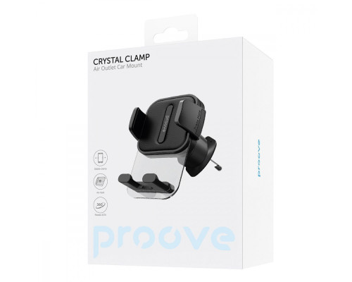 Тримач в машину Proove Crystal Clamp Air Outlet Car Mount black