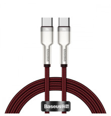 Кабель Baseus Cafule Metal Type-C to Type-C 100W (1m) red