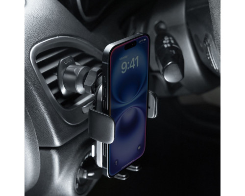 Автомобільний тримач з Бездротовим ЗП Proove Nitro Charge 15W matte black 2003000250619 6901111669909