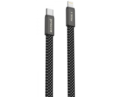 Кабель Proove AirLine Type-C to Lightning 30W (1m) black 2003000298758 6901119773813