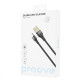 Кабель Proove Double Way Silicone Type-C 2.4A (1m) black