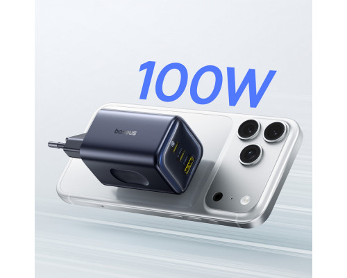 МЗП Baseus PicoGo AE11 100W (2Type-C + USB) black 2003000335064 6932172699932