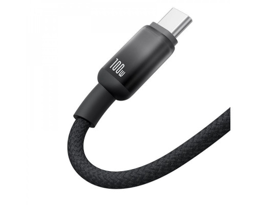 Кабель Baseus Discolor Series Fast Charging Type-C 100W (1m) black 2003000212877 6932172668068