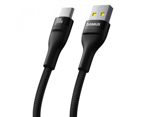 Кабель Baseus Flash 2 Charging Cable Type-C 100W 1m black
