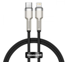 Кабель Baseus Cafule Metal Type-C to Lightning PD 20W (0.25m) black 2001000420599 6953156202054
