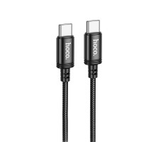 Кабель Hoco X89 Wind 60W Type-C to Type-C (1m) black 2001000625437 6931474784384