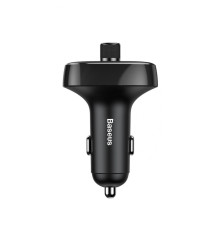 АЗП Baseus FM Launcher S-09 Lite 35W (PD+QC3.0) Type-C+2USB silver