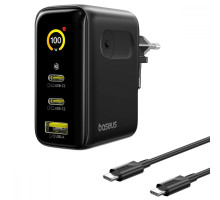 МЗП Baseus PicoGo AE21 100W (2Type-C + USB) + Кабель Type-C to Type-C 100W (1.5m) black 2003000306934 6953156211780