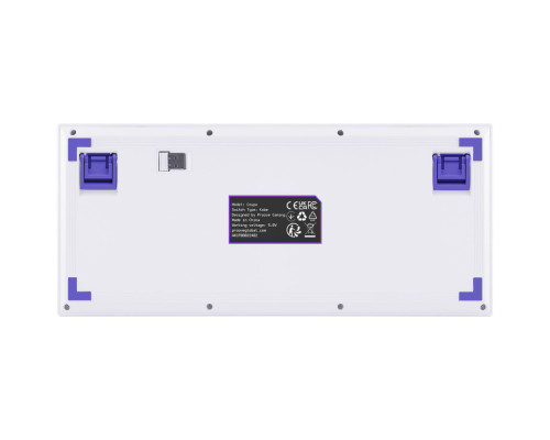 Бездротова клавіатура Proove Gaming Coupe (Ukraine Layout) white/purple 2003000266870 6901115873364