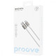 Кабель Proove Dense Metal USB to Type-C 3A (2m) black 2003000258332 6901119103948
