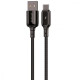 Кабель Proove Dense Metal USB to Type-C 3A (2m) black 2003000258332 6901119103948