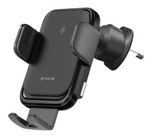Автомобільний тримач з Бездротовим ЗП Proove Nitro Charge 15W matte black 2003000250619 6901111669909
