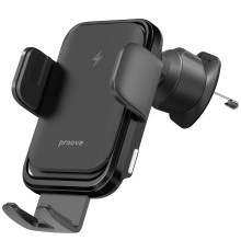 Автомобільний тримач з Бездротовим ЗП Proove Nitro Charge 15W matte black 2003000250619 6901111669909