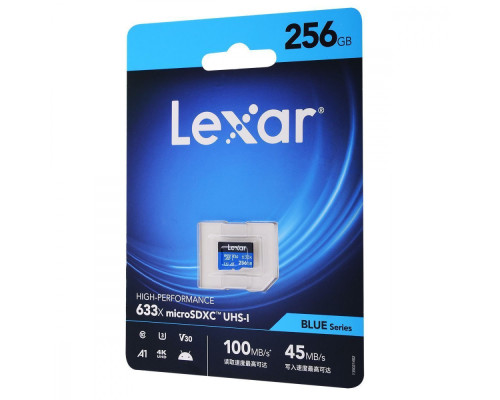 Накопичувач Micro SDXC Card LEXAR 633x (Class 10 UHS-I U3) 256GB