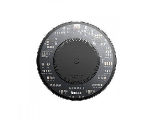 Бездротовий ЗП Baseus Simple 2 15W + Кабель Type-C To Type-C 24W (1m) blue