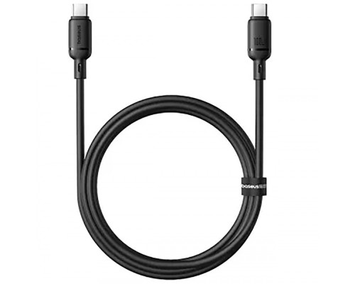 Кабель Baseus Silky Series Fast Charging Type-C 100W (1m) black 2003000197907 6932172668747