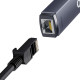 Перехідник Baseus Lite Series Ethernet 1000Mbps (USB to RJ45) gray