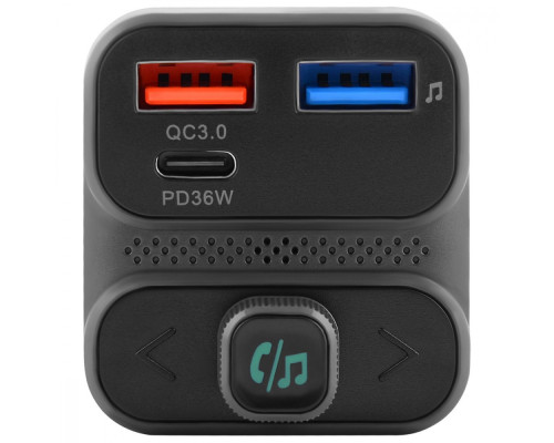 АЗП Proove FM Launcher Luxor SE 36W (PD+QC3.0) Type-C+USB gray 2003000160246 6901115314324