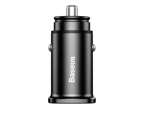 АЗП Baseus Square Metal QC 3.0 30W 2USB black