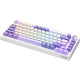 Бездротова клавіатура Proove Gaming Coupe (Ukraine Layout) white/purple 2003000266870 6901115873364