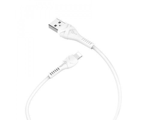 Кабель Hoco X37 Cool Power Lightning (1m) white