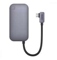 Type-C-Хаб Baseus PadJoy 4-Port Adapter dark gray