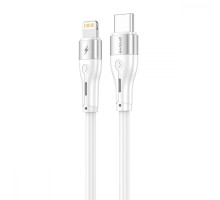 Кабель Proove Soft Silicone Type-C to Lightning 27W (1m) white 2001001314576 6900111969439