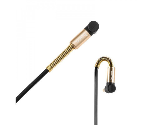 Кабель AUX Hoco UPA02 With Mic (2m) black