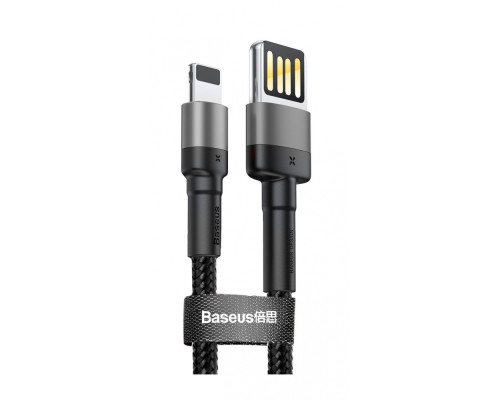 Кабель Baseus Cafule Lightning Special Edition 2.4A (1m) gray