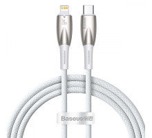 Кабель Baseus Glimmer Series Fast Charging Type-C to Lightning 20W (1m) white 2001001041748 6932172617868