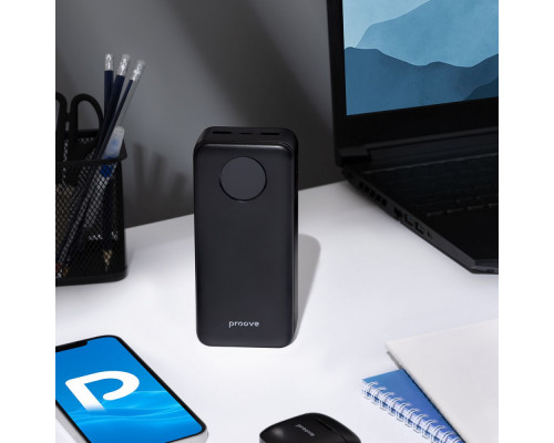 Портативна Батарея Proove Illuminator SE 22.5W 30000mAh black 2003000150438 6901118921635