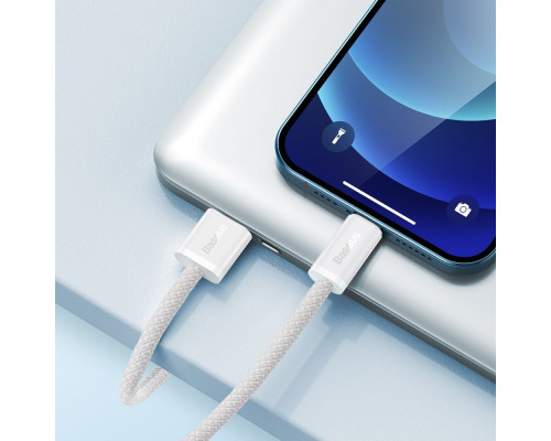 Кабель Baseus Dynamic Series Fast Charging Lightning 2.4A (1m) white