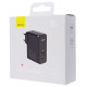 МЗП Baseus GaN5 Pro 100W (Type-C + USB) + Кабель Type-C + Type-C black