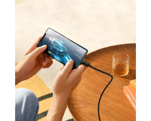 Кабель Baseus Tungsten Gold Fast Charging Type-C to Type-C 240W (1m) black 2001001041700 6932172628826