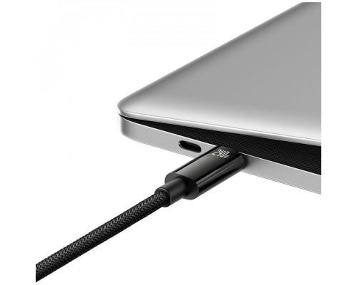 Кабель Baseus Tungsten Gold Fast Charging Type-C to Type-C 240W (1m) black 2001001041700 6932172628826