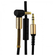 Кабель AUX Hoco UPA02 With Mic (2m) black