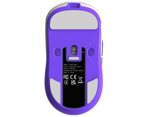 Дротова ігрова миша Proove Gaming Superfight Wired white/purple 2003000318098 6901116341695