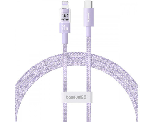 Кабель Baseus Gem Fast-Charging Type-C to Lightning 20W 1m purple