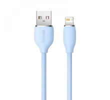 Кабель Baseus Jelly Liquid Silica Gel Fast Charging Lightning 2.4A (2m) blue 2001000554515 6932172603823