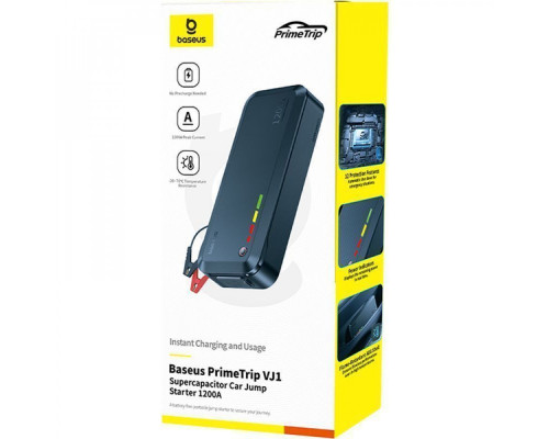 Пусковий Пристрій Baseus PrimeTrip VJ1 Supercapacitor Car Jump Starter 1200 А black 2003000288889 6932172686680