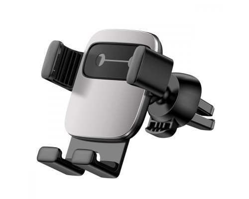 Автомобільний тримач Baseus Cube Gravity Vehicle Mounted silver
