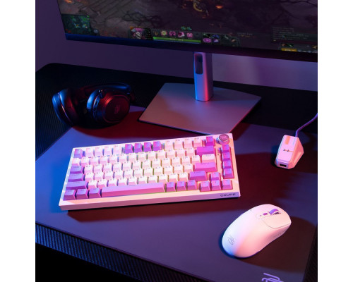 Бездротова клавіатура Proove Gaming Coupe (Ukraine Layout) white/purple 2003000266870 6901115873364