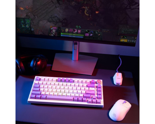 Бездротова клавіатура Proove Gaming Coupe (Ukraine Layout) white/purple 2003000266870 6901115873364