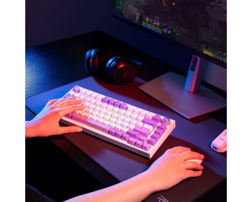 Бездротова клавіатура Proove Gaming Coupe (Ukraine Layout) white/purple 2003000266870 6901115873364