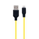 Кабель USB Hoco X21 Plus Silicone Lightning Колір Чорно-Помаранчевий