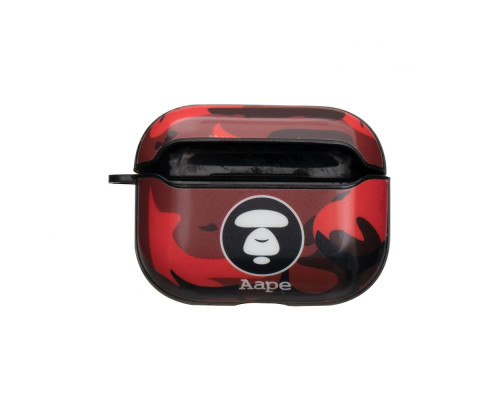Футляр для навушників Airpods Pro Glossy Brand Колір 12, Aape red