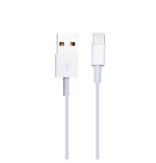 Кабель USB Cable Onyx Lightning 1m No Logo Колір Білий 6546313476162