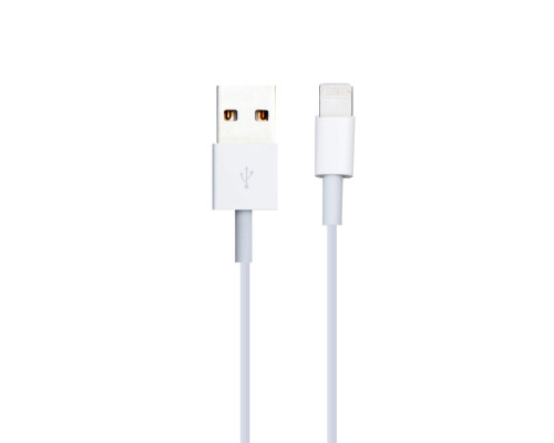 Кабель USB Cable Onyx Lightning 1m No Logo Колір Білий 6546313476162