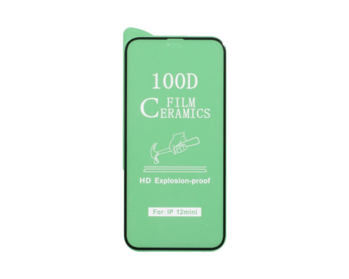 Захисне скло Film Ceramic for Apple Iphone Iphone 12 Mini без упаковки Колір Чорний